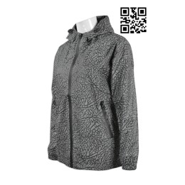 J613 design whole printed coat windbreaker reflective personal design highlighted supplier company  J613 design whole printed coat windbreaker reflective personal design highlighted supplier company